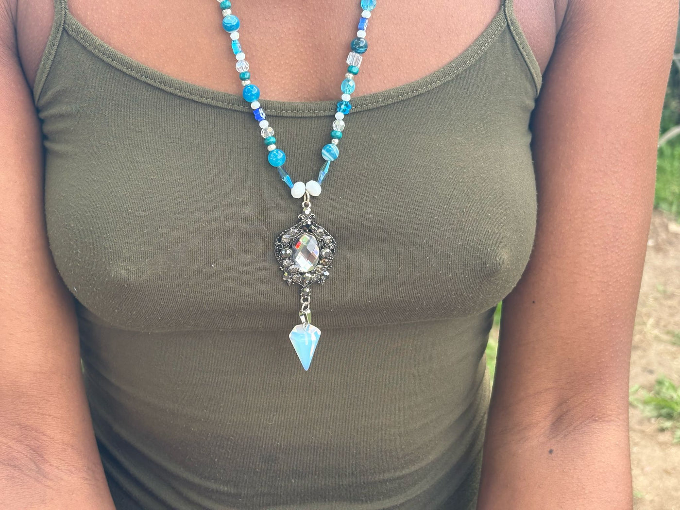 Minimalist gemstone jewelry